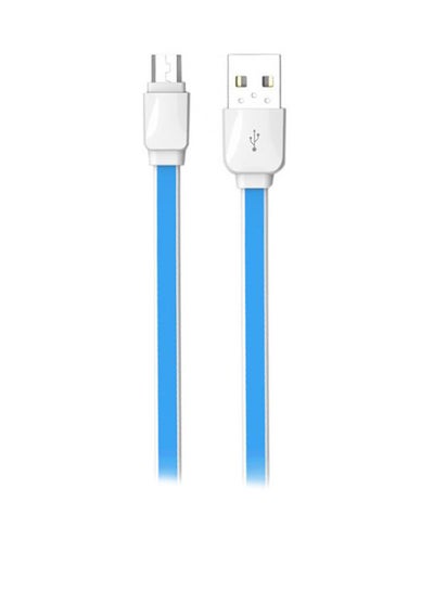 اشتري كابل USB للشحن ومزامنة البيانات 1متر أزرق وأبيض في السعودية