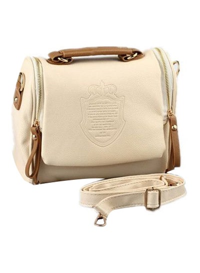 Buy Vintage Crossbody Bag Beige/Brown in UAE