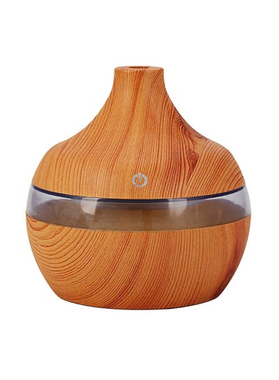 Buy LED Air Humidifier 2W Light Wood Grain/Clear in UAE