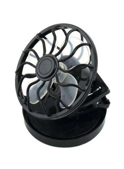 Buy Clip-On Solar Cell Fan AI408 Black in UAE