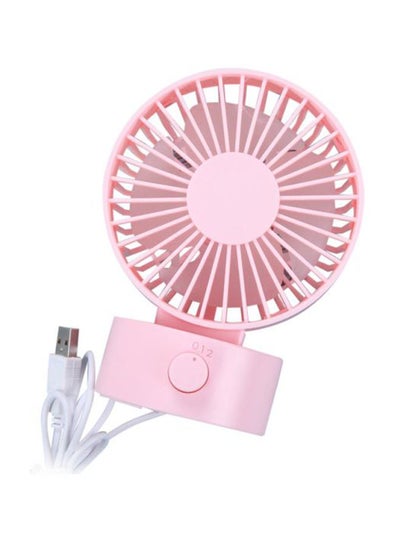 Buy Mini USB Cooling Fan DQ25002 Pink in UAE