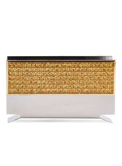 Buy Glitter Gold Napkin Holder Standard in UAE