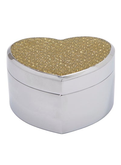 اشتري Glitter Heart Shape Jewel Box Multicolour Standard Standard في الامارات