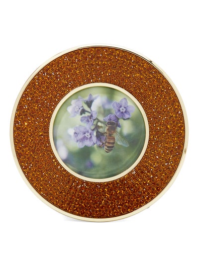 Buy Diamond Yellow Round Frame Multicolour 11X11 Centimeter in UAE