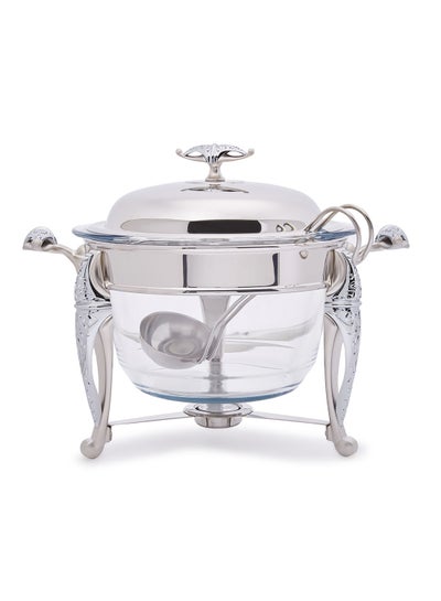 Buy Effective Soup Warmer Clear/Silver in UAE