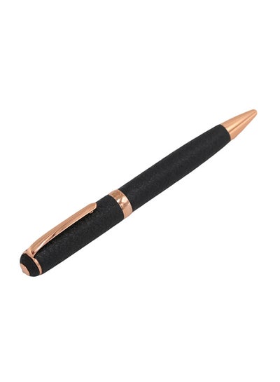 اشتري قلم حبر جاف من الإستانلس ستيل كروي الرأس ذهبي وردي/أسود في السعودية