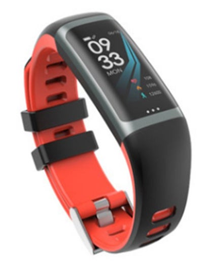 Buy G26 Pedometer Heart Rate Monitor Fitness Tracker Red/Black in UAE