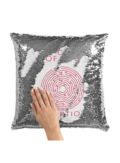 Buy Inception Movie Sequin Throw Pillow With Stuffing Multicolour 16x16inch in Saudi Arabia