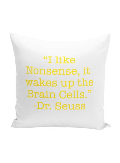 اشتري Dr Seuss Nonsense Throw Pillow With Stuffing متعدد الألوان 16x16 بوصة في الامارات