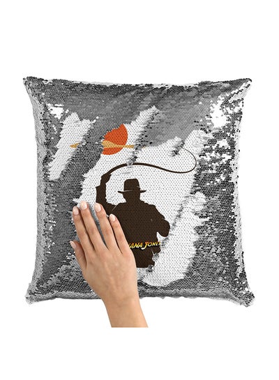 اشتري Classic Poster Whip Sequin Throw Pillow With Stuffing متعدد الألوان 16x16 بوصة في الامارات