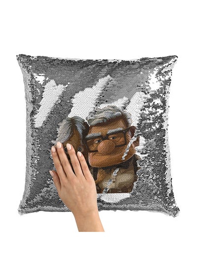 اشتري Movie Up Character Sequin Throw Pillow With Stuffing متعدد الألوان 16x16 بوصة في الامارات