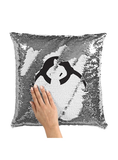 اشتري The Incredibles Dad Sequin Throw Pillow With Stuffing متعدد الألوان 16x16 بوصة في الامارات