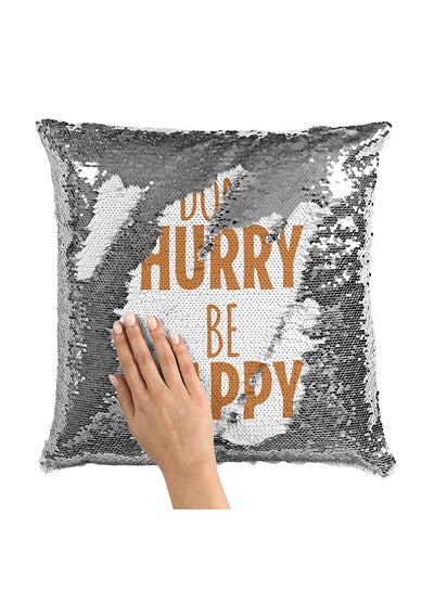 Buy Dony Hurry Zootopia Funny Sequin Throw Pillow With Stuffing Multicolour 16x16inch in UAE