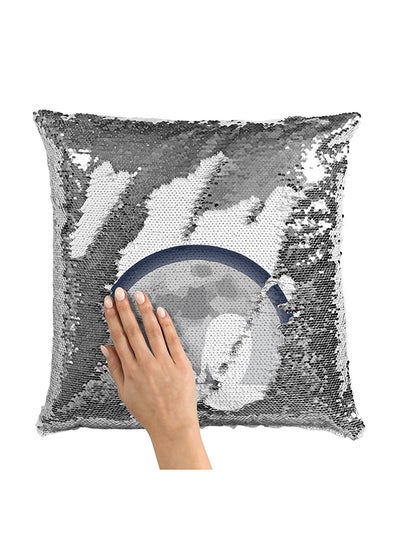 Buy Wall E Story Friends Sequin Throw Pillow With Stuffing Multicolour 16x16inch in Saudi Arabia