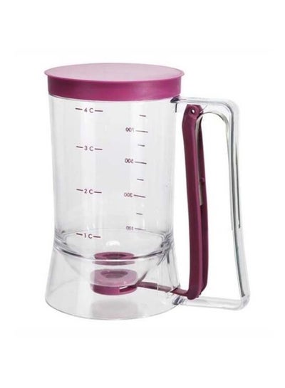 Buy Batter Dispenser Clear/Pink in UAE