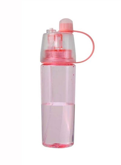 Buy Cool Mist Spray Water Bottle Pink/Clear in Saudi Arabia