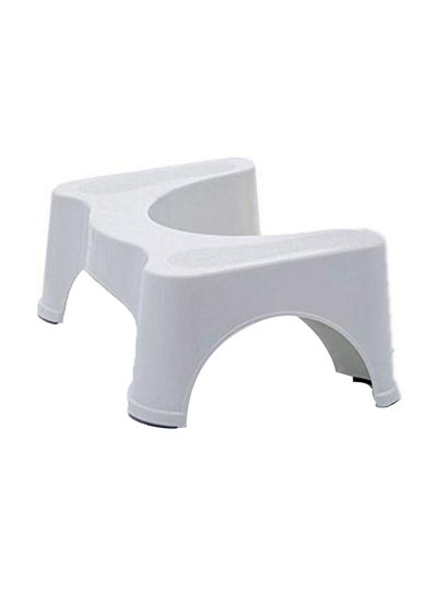 Buy Plastic Toilet Stool White in Saudi Arabia