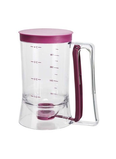 Buy Batter Dispenser - 4 US Cup Pink/Clear in Saudi Arabia