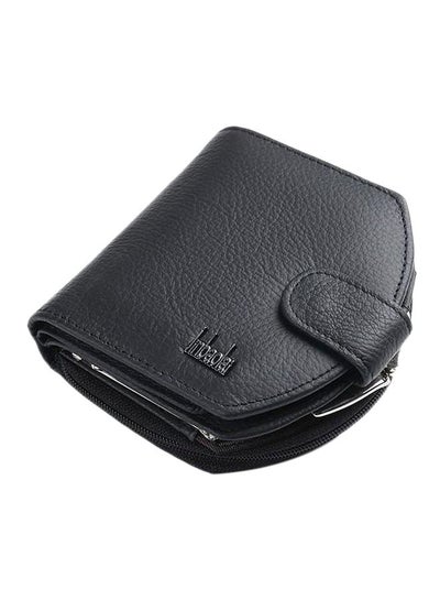 Buy Leather Wallet Black in Saudi Arabia