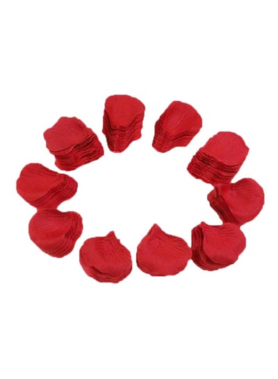 Buy 500-Piece Artificial Rose Petal Set Rose Red in UAE