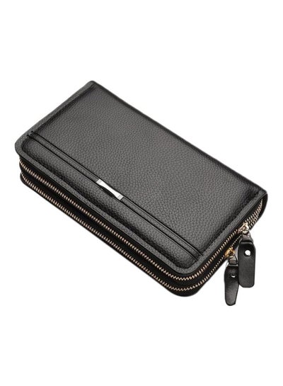 Buy Leather Wallet Black in UAE