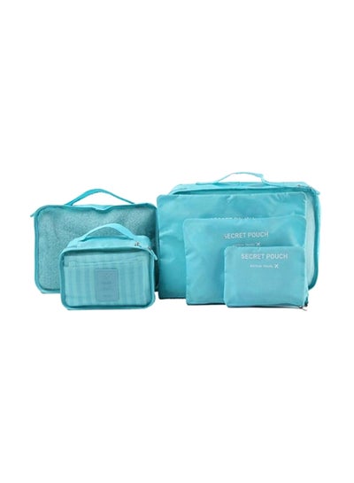 Buy 6-Piece Travel Bag Set Blue in Egypt