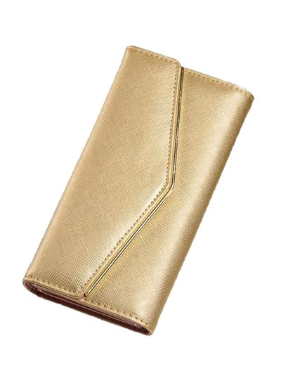 Buy Leather Wallet Gold in UAE