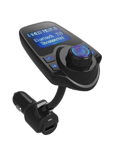 Buy Bluetooth Car FM Transmitter With LCD Screen in UAE