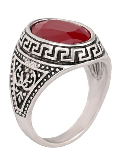 Buy Silver Plated Alloy Resin Ring in Saudi Arabia