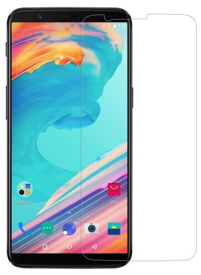 Buy Tempered Glass Screen Protector For OnePlus 5T Clear in UAE