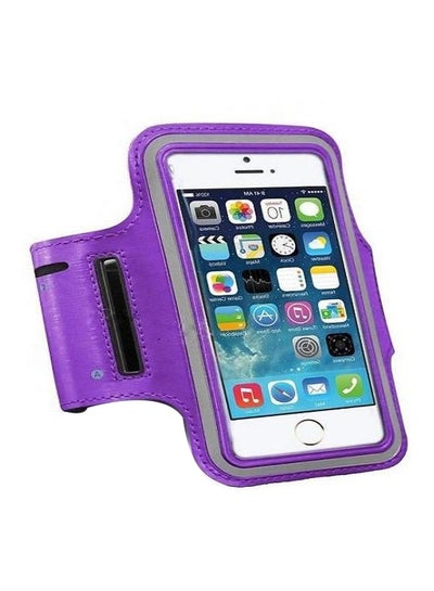 اشتري Armband Mobile Phone Holder For Apple iPhone 5/5s/5c أرجواني في الامارات