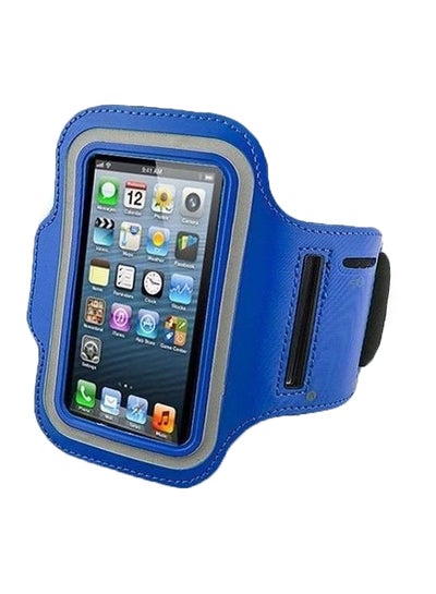 Buy Armband Case Cover For Apple iPhone 6 And Samsung Galaxy S5 Blue in UAE