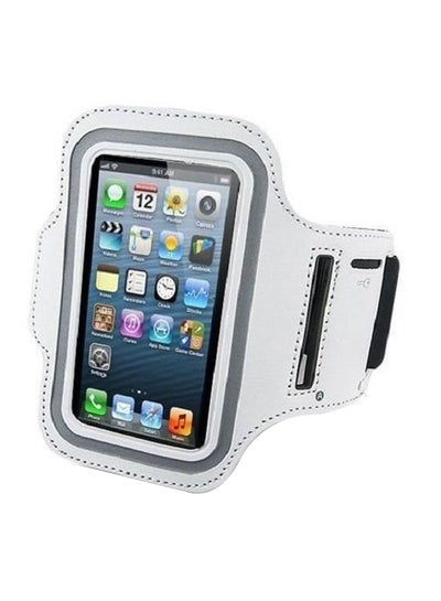 Buy Armband Case Cover For Mobiles White in Saudi Arabia