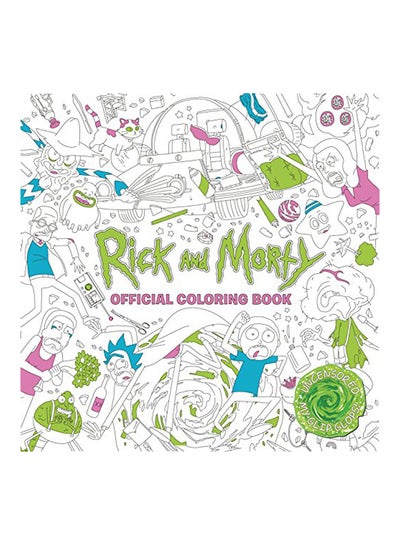 Buy Rick And Morty Official  Colouring Book in UAE