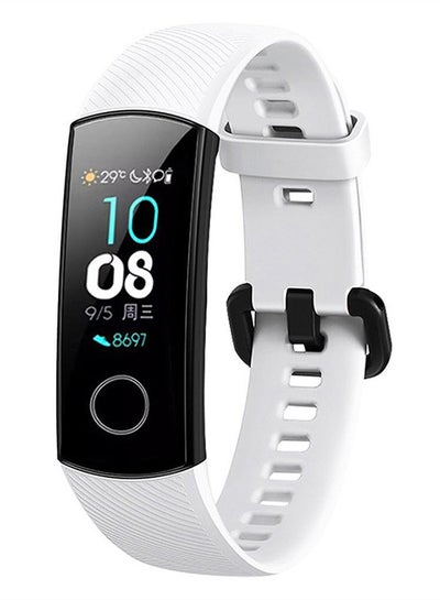 Buy Replacement Silicone Bracelet Strap For Huawei Honor 4 White in Egypt