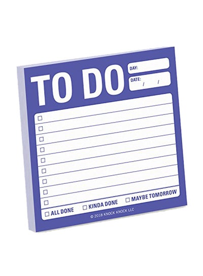 Buy To Do Sticky Note Purple/White in UAE