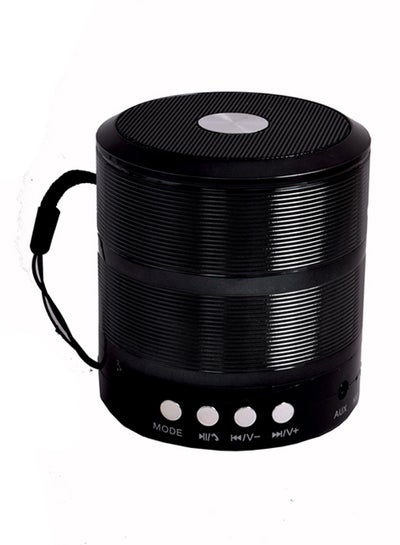 Buy Bluetooth Stereo Speaker With Aux Wire Black in Saudi Arabia