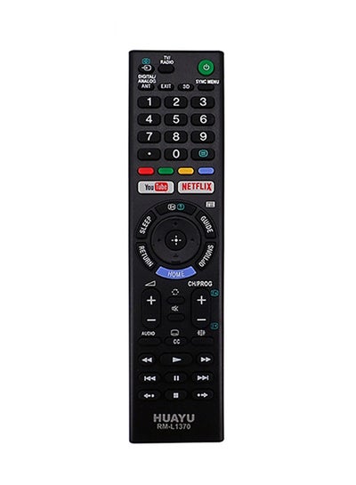 Buy Universal LCD And LED TV Remote Control Black in UAE