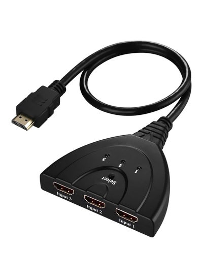 Buy HDMI Switch Splitter Cable Black in Saudi Arabia