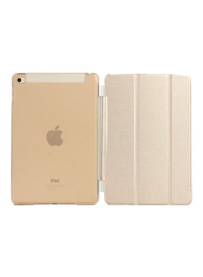 Buy Flip Cover For Apple iPad Mini 4 Gold in UAE