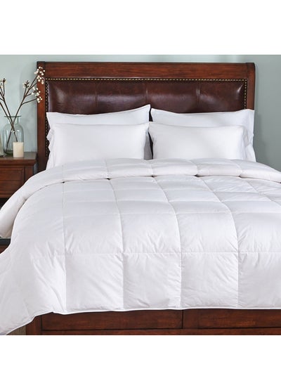 Buy Plain Comforter Microfiber White in UAE