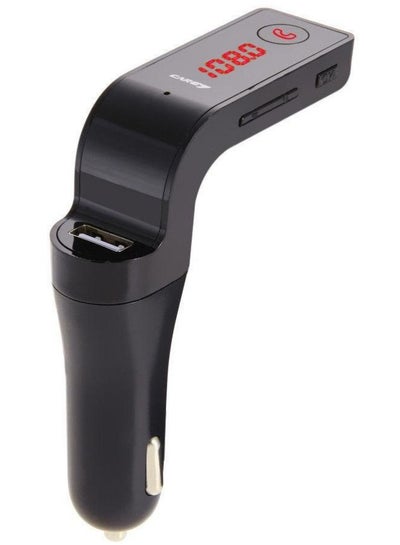 Buy G7 Bluetooth FM Transmitter USB Charger Black in Saudi Arabia