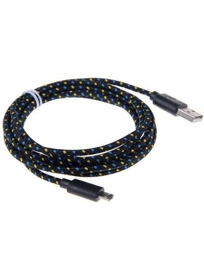 Buy Micro USB Data Sync Charger Cable Black in UAE