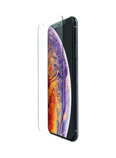 Buy Tempered Glass Screen Protector For Apple iPhone XS Max Clear in Saudi Arabia