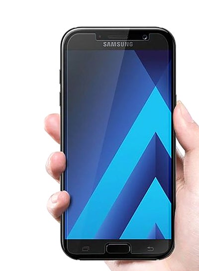 Buy Tempered Glass Screen Protector For Samsung Galaxy A7 (2017) Clear in UAE