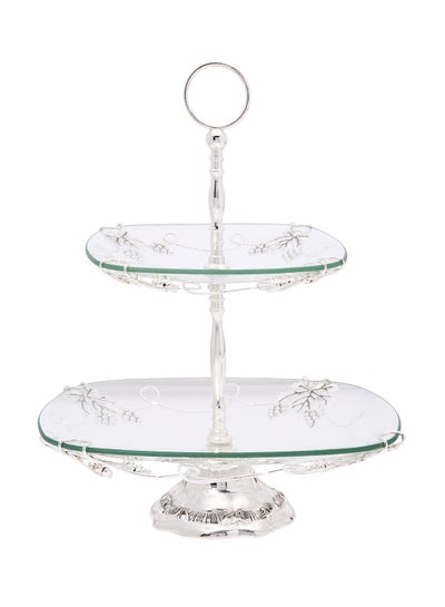 Buy Mf Silverplated 1H 2 Tier Tray  Standard in UAE