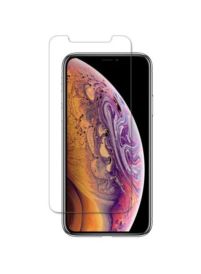 Buy Tempered Glass Screen Protector For Apple iPhone XS Clear in Saudi Arabia