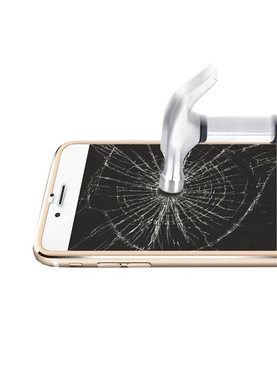 Buy 3D Curved Tempered Glass Screen Protector For Apple iPhone 6S/6G Clear in UAE