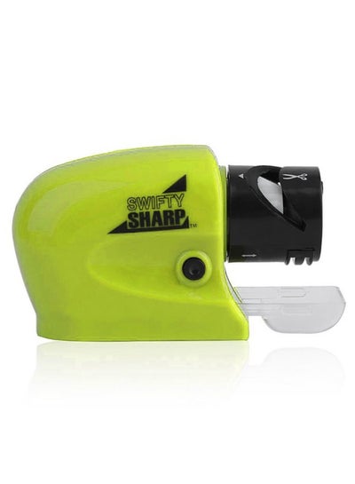 Buy Kitchen Knife Electric Sharpener Green/Black 8.5x14x4.5centimeter in Saudi Arabia