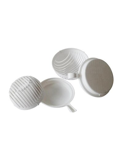 Buy Salad Cutter Bowl  White Multicolour in Saudi Arabia